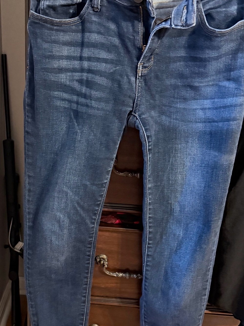 Judy Blue Classic Straight Leg Jeans in Medium Blue